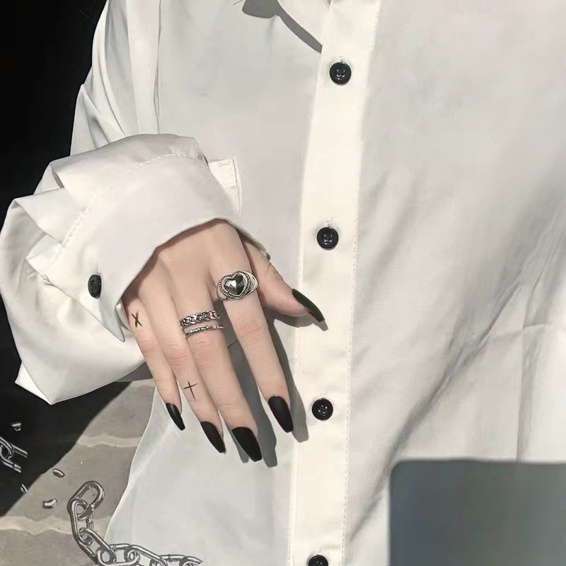 Bộ 24 móng tay giả bằng acrylic nhiều màu tùy chọn thời trang