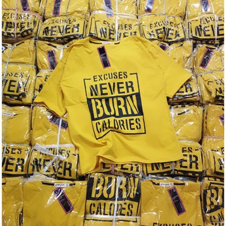 áo pull cotton vàng NEVER BURN