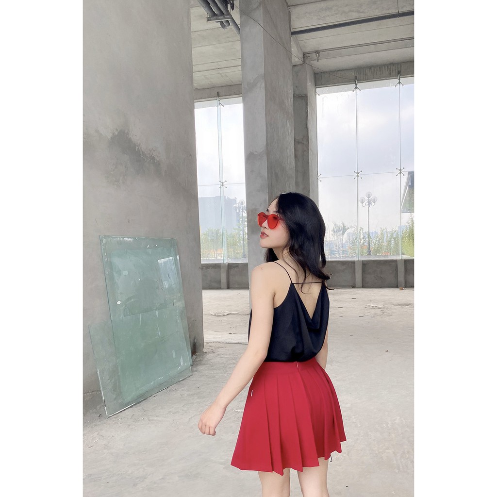 [Mã WABR1111 giảm 10% đơn 250K] Chân váy xòe xếp ly vải tuýt JXA0349 - 20Again | BigBuy360 - bigbuy360.vn