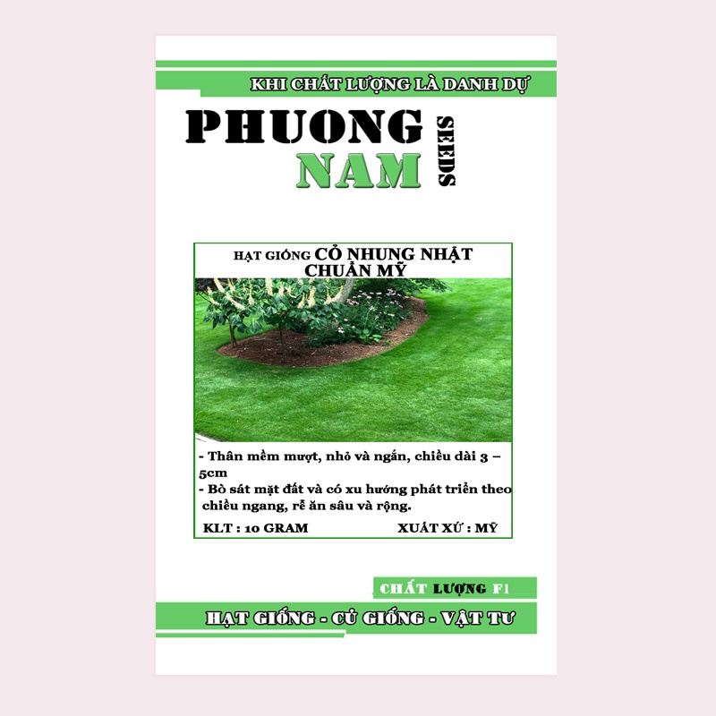 10GR - HẠT GIỐNG CỎ NHUNG NHẬT