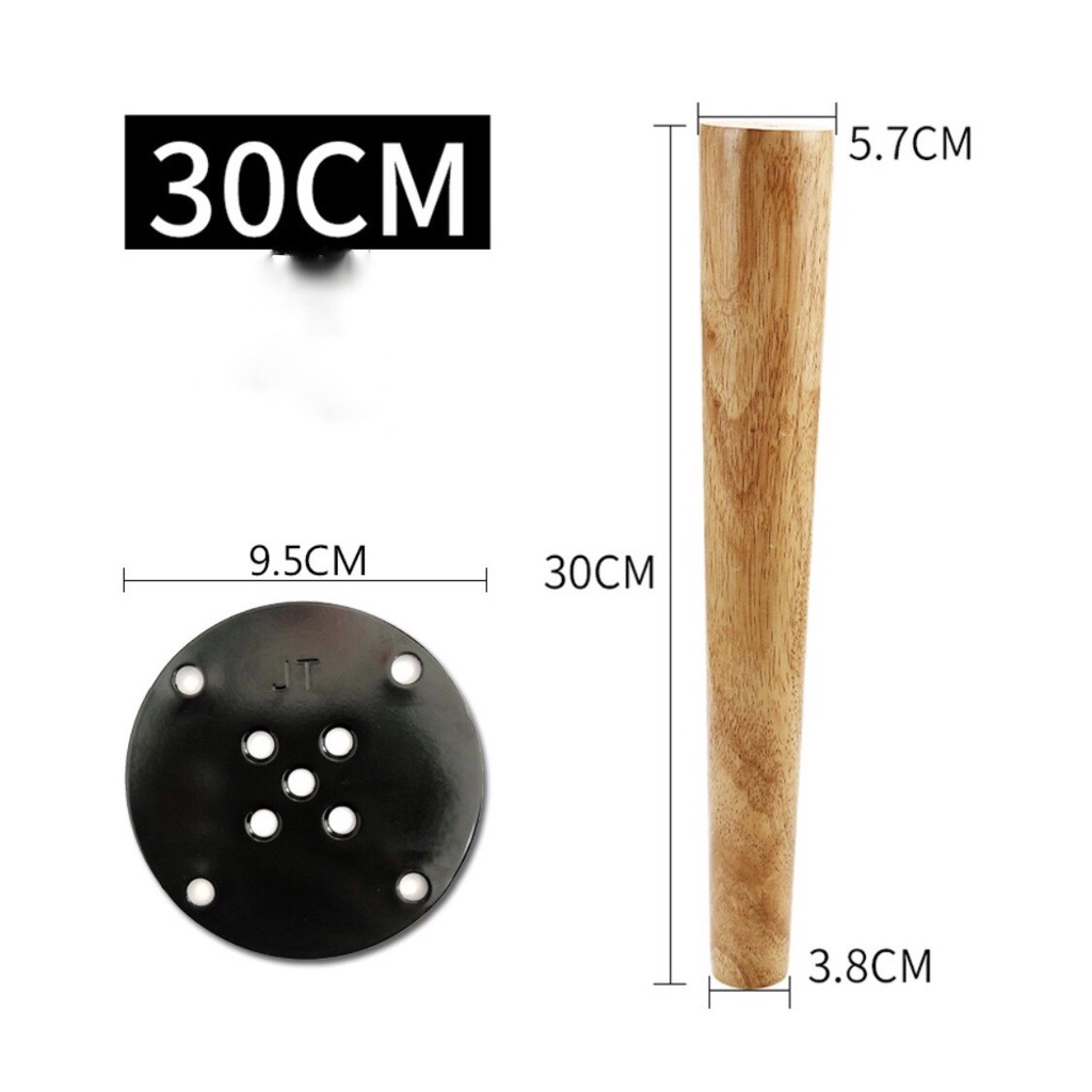 Chân bàn gỗ tần bì  có kèm đĩa sắt