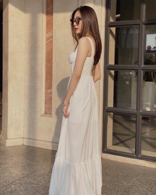 Đầm trắng Maxi ( kèm ảnh thật cuối) | BigBuy360 - bigbuy360.vn