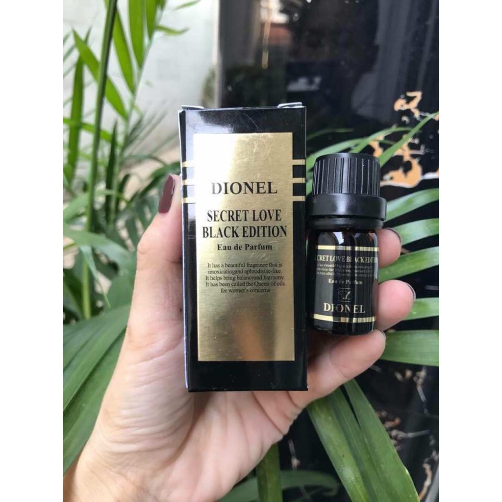 Nước hoa vùng kín Dionel Secret love Black Edition 5ml Hàn Quốc hương thơm quyến rũ