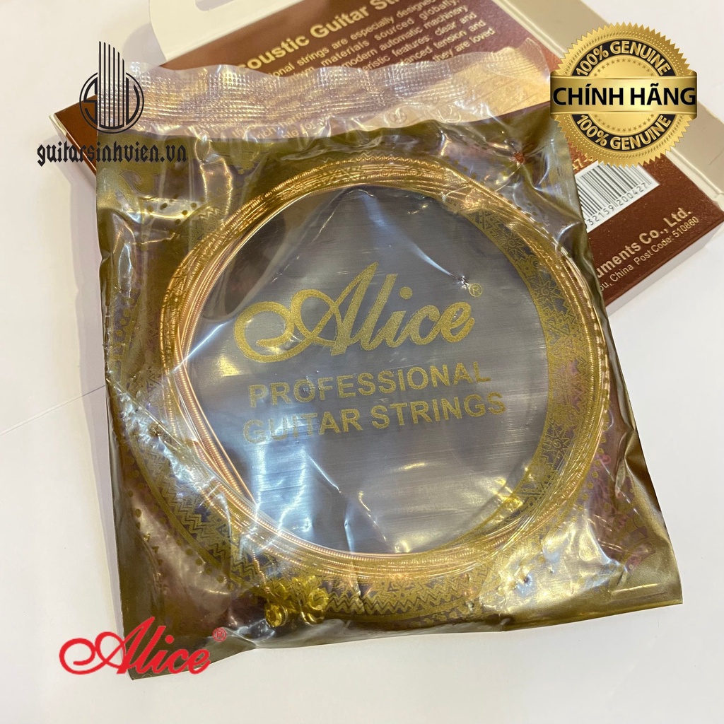 DÂY ĐÀN ALICE AWR47 CAO CẤP CHÍNH HÃNG - DÂY ĐÀN GUITAR ALICE CHÍNH HÃNG