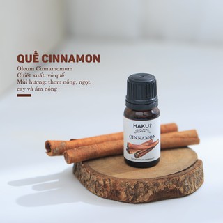 Tinh dầu Quế Cinnamon mùi thơm cay, ngọt ngào và ấm áp