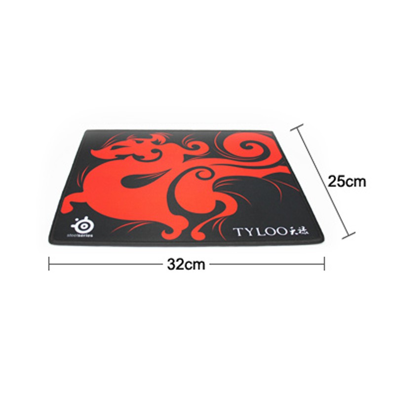 Miếng lót  chuột Tyloo 25 x32cm may viền dày cho game thủ