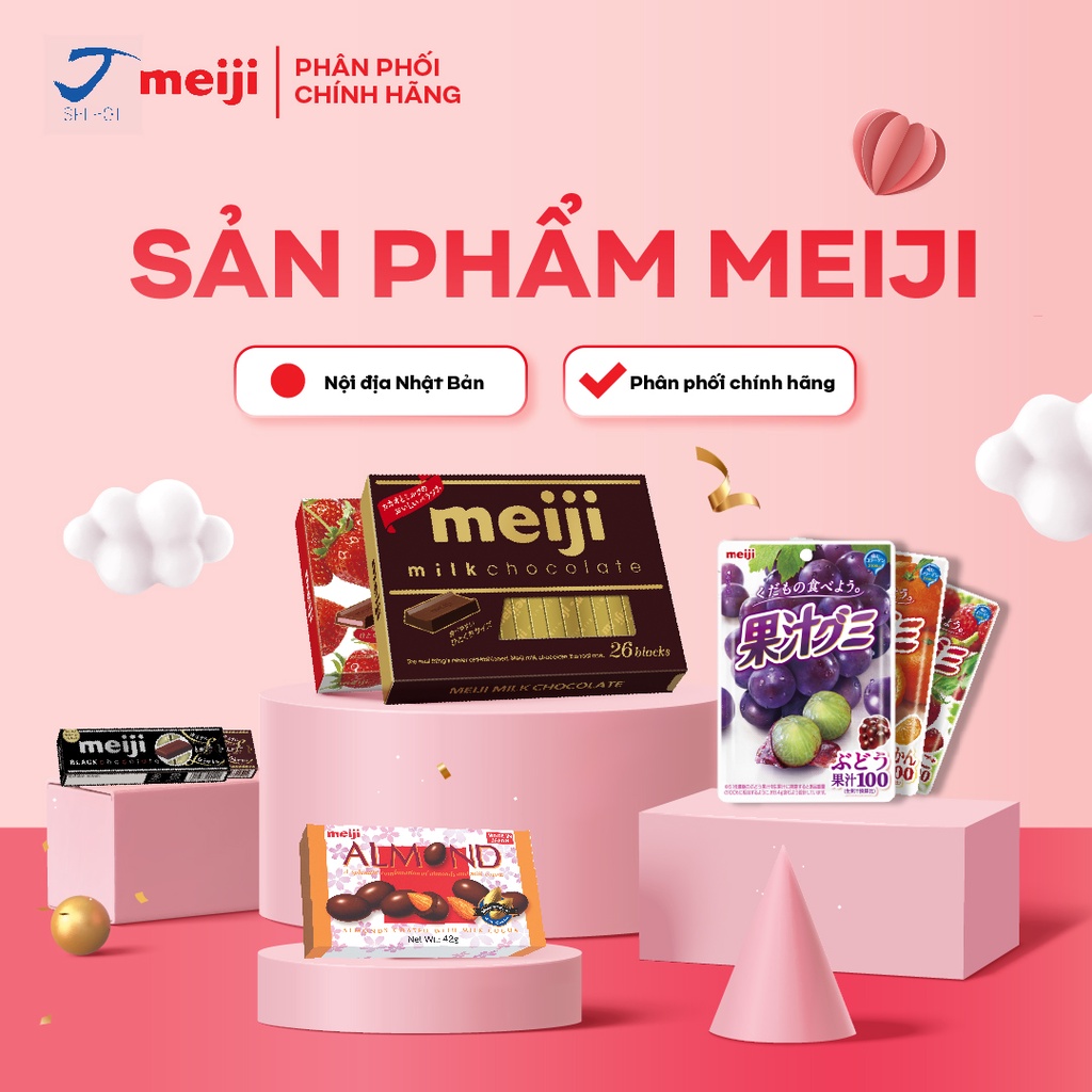 Kẹo Socola Đen Meiji Black Chocolate Nhật Bản 120g/26 viên