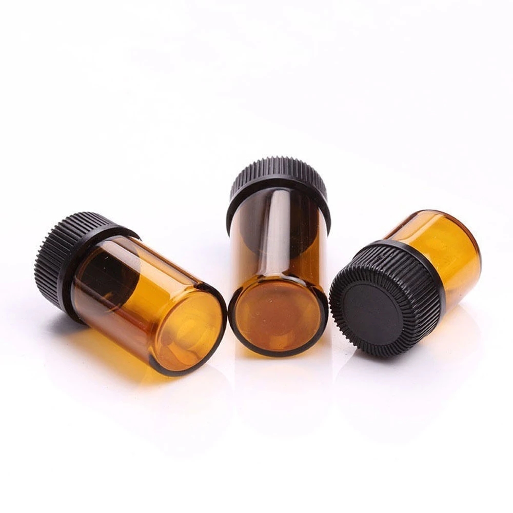 1 Lọ Thủy Tinh Mini 1 / 2 / 3ml Chiết Mỹ Phẩm Du Lịch Tiện Dụng