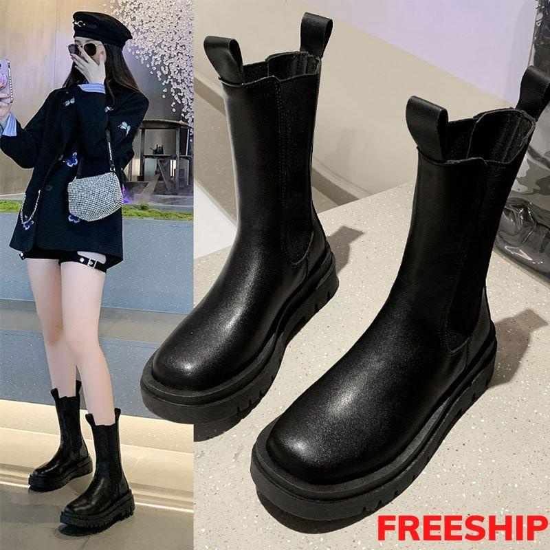 Bốt Nữ, Boot Nữ Cổ Cao Da Mềm Đế Dày Mẫu Mới Siêu Hot Sun.z - Gia Dụng Thông Minh