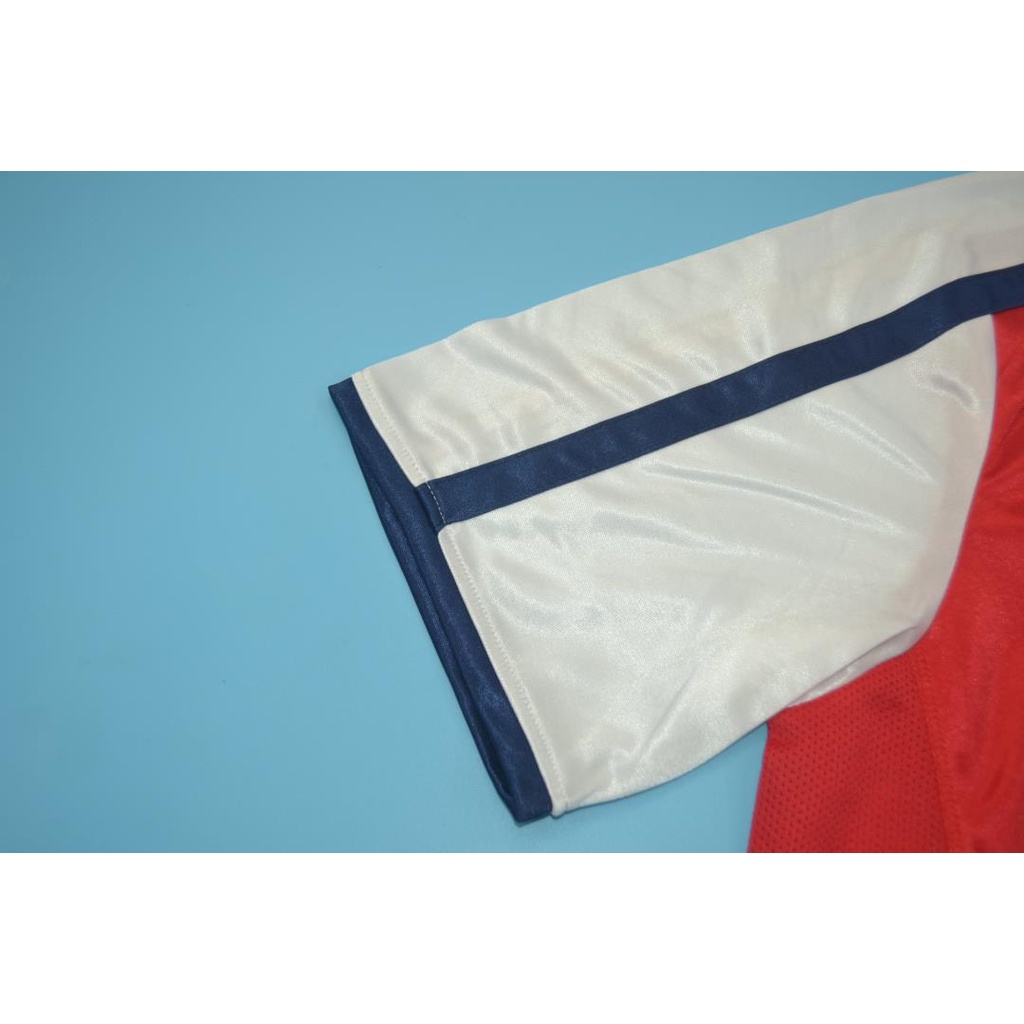 Áo Bóng Đá Màu Đỏ Đội Tuyển Arsenal 2000-01 Phong Cách Retro