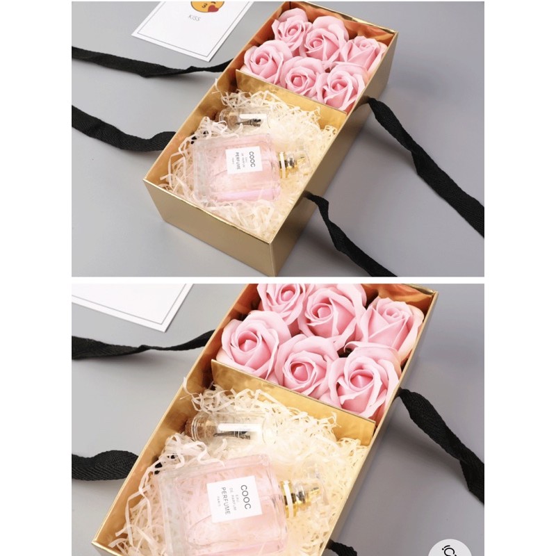 Hộp mika 23x11x7cm kèm dây xách