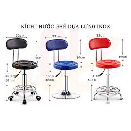 GHẾ ĐÔN XOAY CÓ TỰA CÓ BÁNH XE