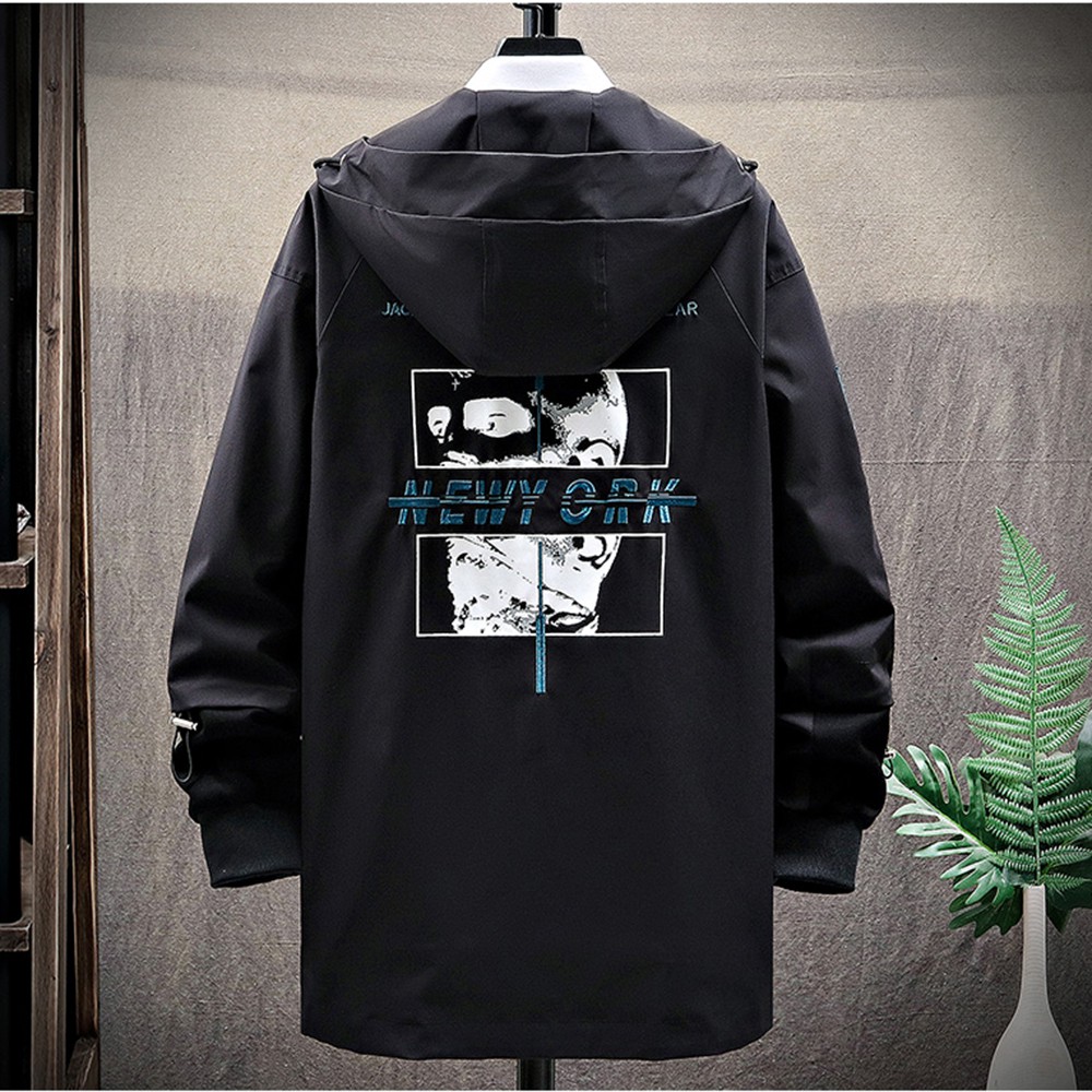 Áo Khoác Nhẹ Thu Đông Nam NEWY ORK In Hai Mặt Thời Trang Hàn Quốc ZENKODLMEN AO KHOAC NAM 130 | BigBuy360 - bigbuy360.vn