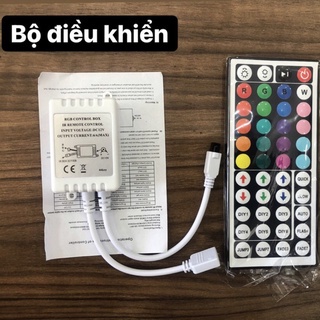 Đèn Led TIKTOK dài 5m/ 10m dùng App nháy theo nhạc đổi nhiều màu/ dùng Remote 44 phím (44 keys)