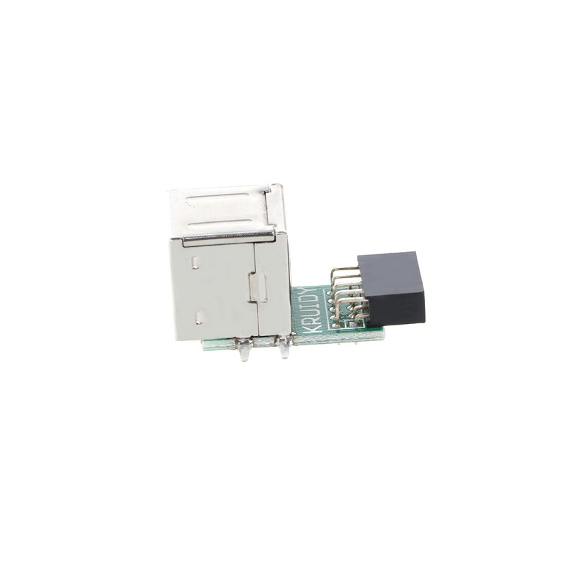 Internal Motherboard 9Pin To 2 Port USB 2.0 A Female Adapter Converter PCB Board | WebRaoVat - webraovat.net.vn