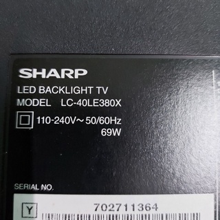 Bo mạch tivi sharp 40le380 40le380x