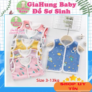 Áo gile nỉ lông cho bé💖 𝑭𝑹𝑬𝑬𝑺𝑯𝑰𝑷 💖áo gile nỉ cho bé sơ sinh Áo gile lông thu đông cho bé