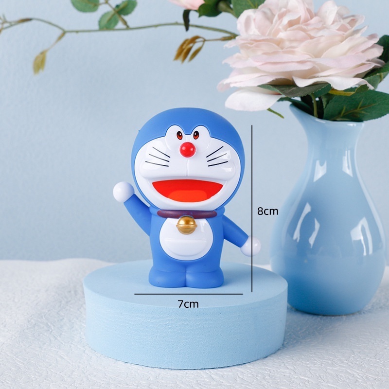 Mô Hình Nhân Vật Doraemon Trang Trí Bánh Kem Bằng PVC