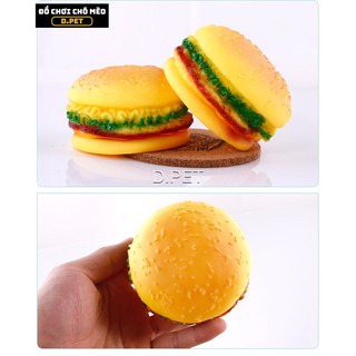 Bánh Hamburger đồ chơi cho chó mèo