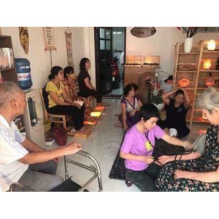 Hộp Đèn Đá Muối Mặt Cong Massage Cao Cấp ( Đá cong 5cm )