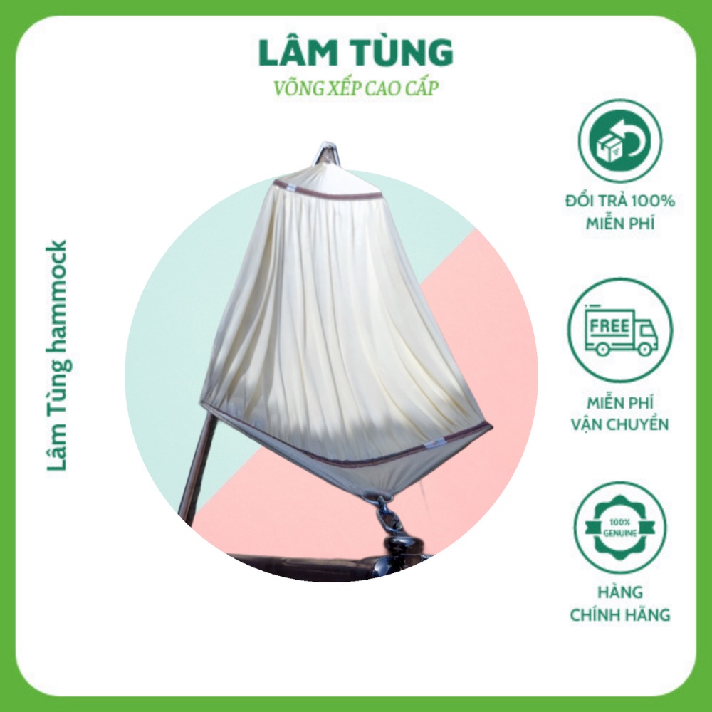 Võng lưới đại VIPcán thép  60cm Lâm Tùng xuất khẩu, lưới võng 2 lớp,DÀNH CHO KHUNG VÕNG ĐẠI 250-260cm, siêu to,siêu dày