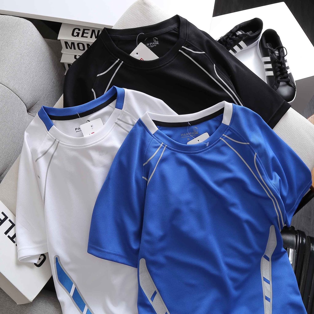 Áo Thể Thao Nam, Áo Thun Nam Tập Gym, Áo Phông Thể Thao Hàng 2Hand Mẫu Ngẫu Nhiên Hút Mồ Hôi Mát