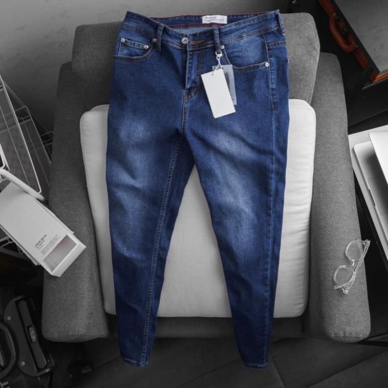 [⚡RẺ NHẤT SHOPEE⚡️] Quần jean nam ống ôm nhẹ hàng vnxk 3 màu -b11