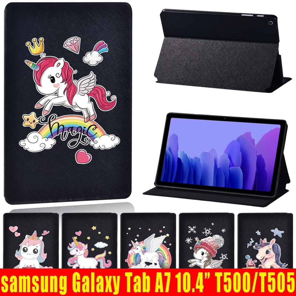 Ốp Lưng Họa Tiết Kỳ Lân Đáng Yêu Cho Samsung Galaxy Tab A7 10.4 Inch 2020 T500 / T505