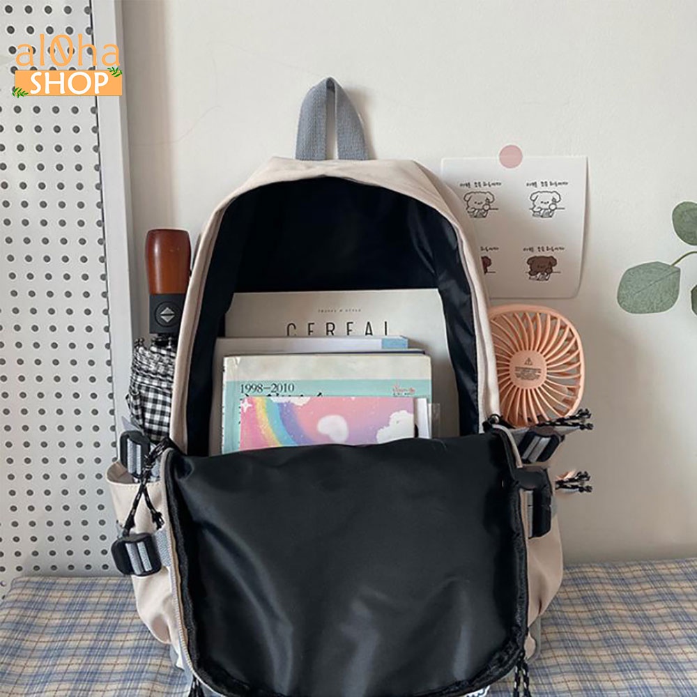 Balo - cặp sách Ulzzang Simple B0124 đi học, đi làm, du lịch, đựng laptop  Unisex nam nữ - al0ha Shop