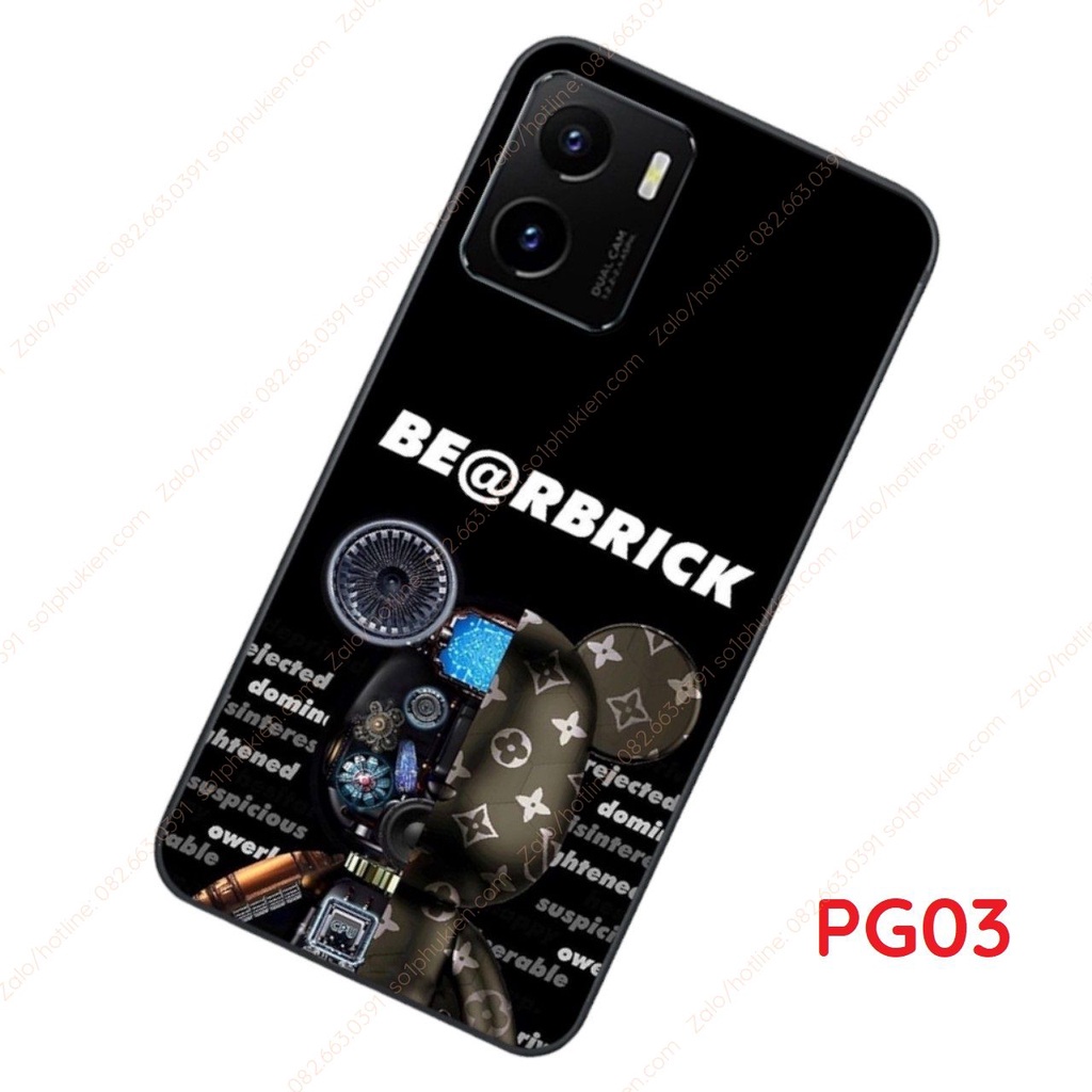 Ốp lưng Vivo Y15s / Y15a / Y01 dẻo in hình gấu bear brick siêu ngầu cực đẹp