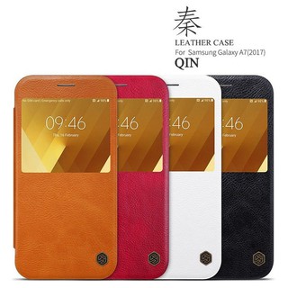 Bao da Sview Samsung Galaxy A7 2016 hiệu Nillkin Qin chính hãng