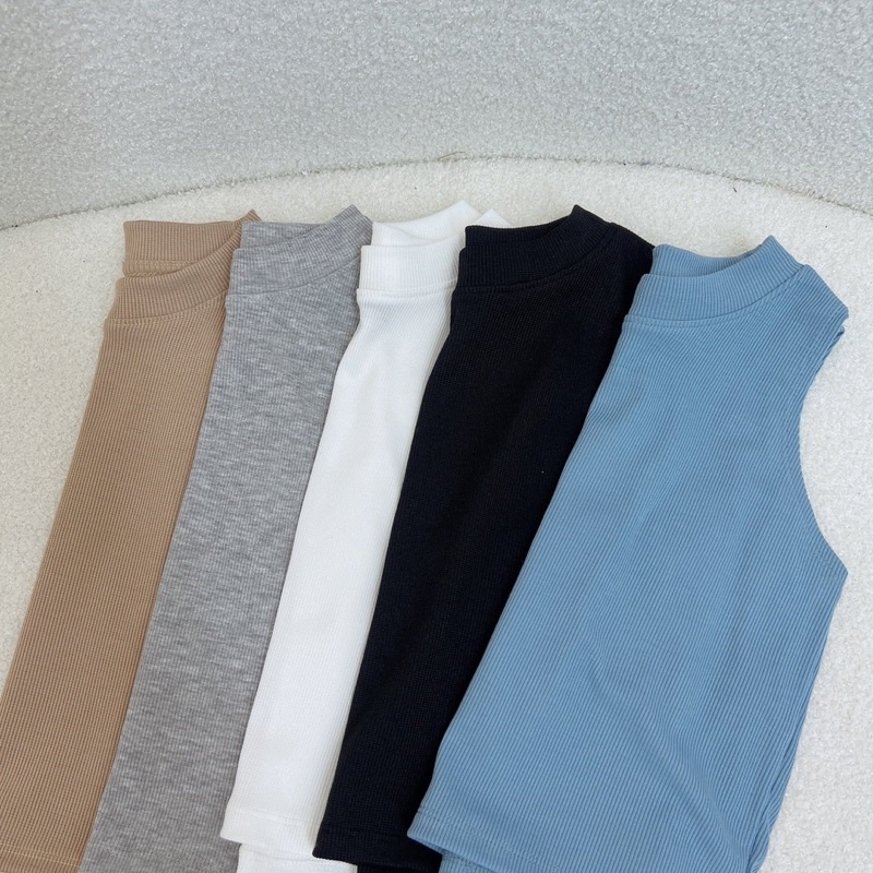 [SALE] ÁO CROPTOP 3 LỖ THUN GÂN (ảnh thật)