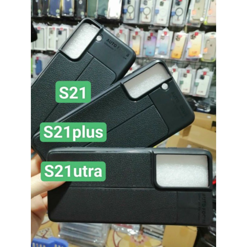 Ốp lưng Samsung Galaxy S22,S22 plus,s22 ultra, S21, S21 Plus, S21 Ultra dẻo đen Vân da AutoFocus