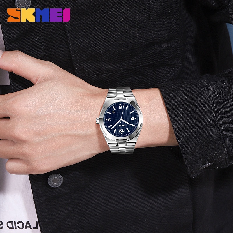 Đồng Hồ Quartz Nam Hiển Thị Ngày 30M Chống Thấm Nước SKMEI