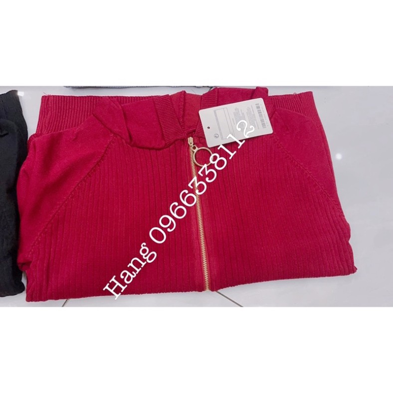 [NHẬP VAYD25 _GIẢM 25K ] Áo khoác len dây kéo có nón - HÀNG CÓ SẴN GIAO NGAY