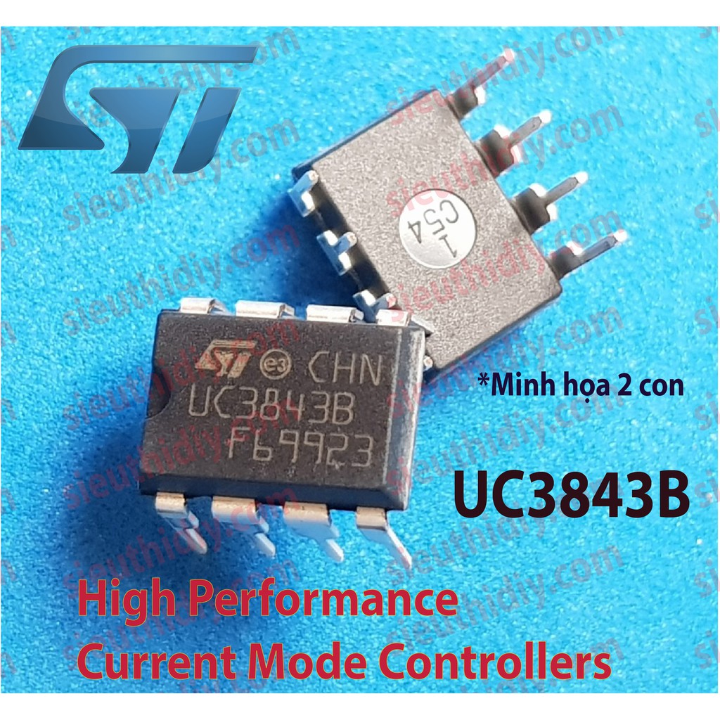 IC nguồn SWITCHING UC3843,3845 các hãng ON, TI, ST