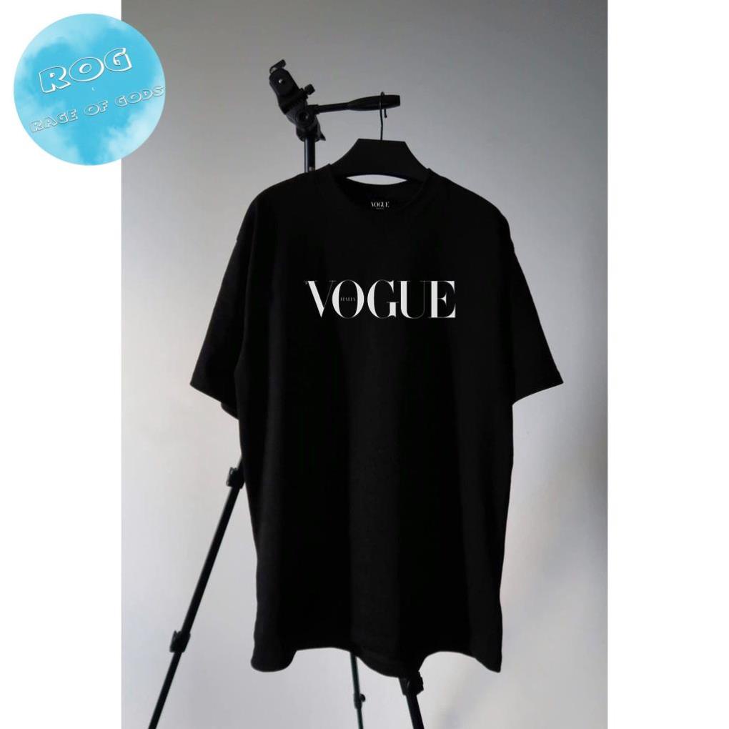 Áo thun tay lỡ VOUGUE, áo phông Unisex nam nữ chất Cotton Form Rộng