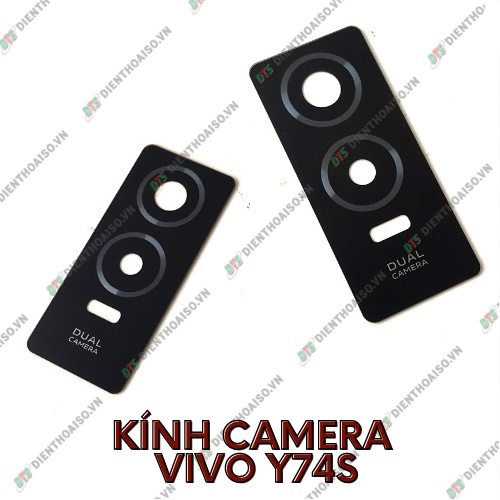 Mặt kính camera vivo y74s 5g có sẵn keo dán