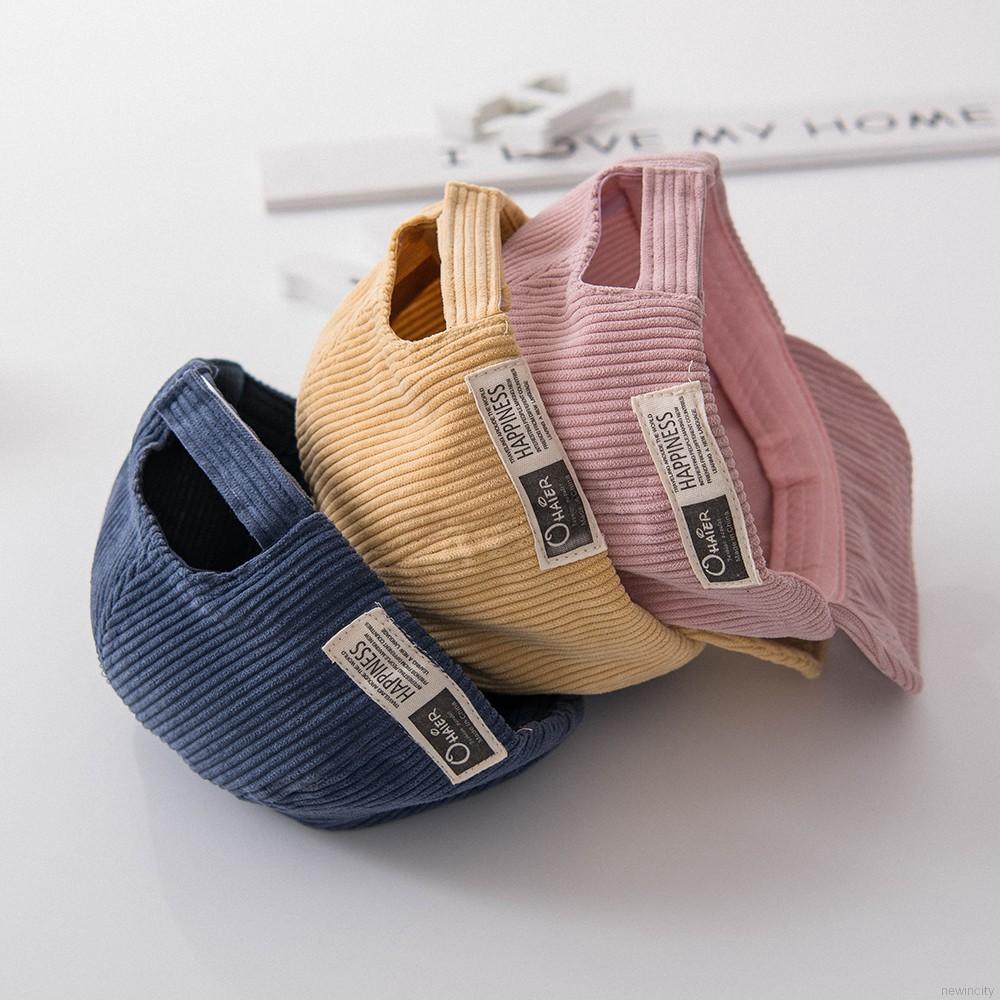 Mũ lưỡi trai có họa tiết thêu kiểu dáng Hàn Quốc cho bé gái