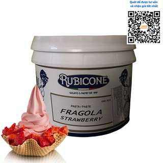 Siro, mứt, hương liệu làm kem vị Dâu Tây Rubicone Strawberry Paste