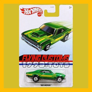 Xe mô hình 1:64 hot wheels flying customs 2020 mix 1 - 68 chevy nova gjx00