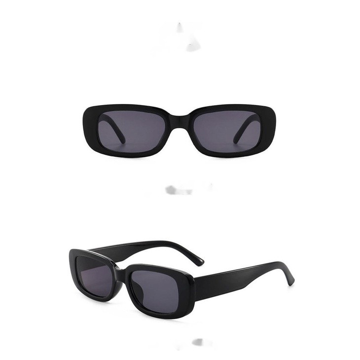 Kính Mát Gọng Vuông Nhỏ Phong Cách Retro Harajuku