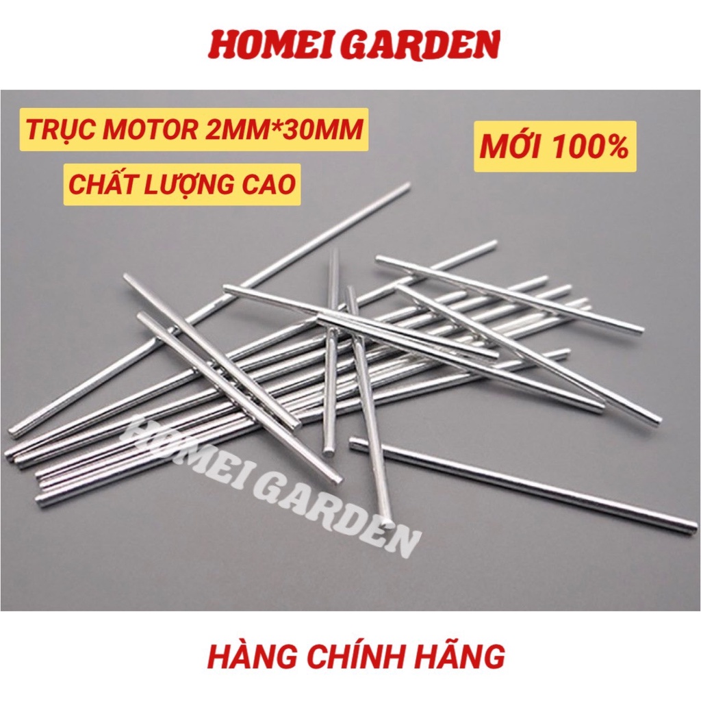 Trục sắt motor 2mm nhiều kích thước chất lượng cao