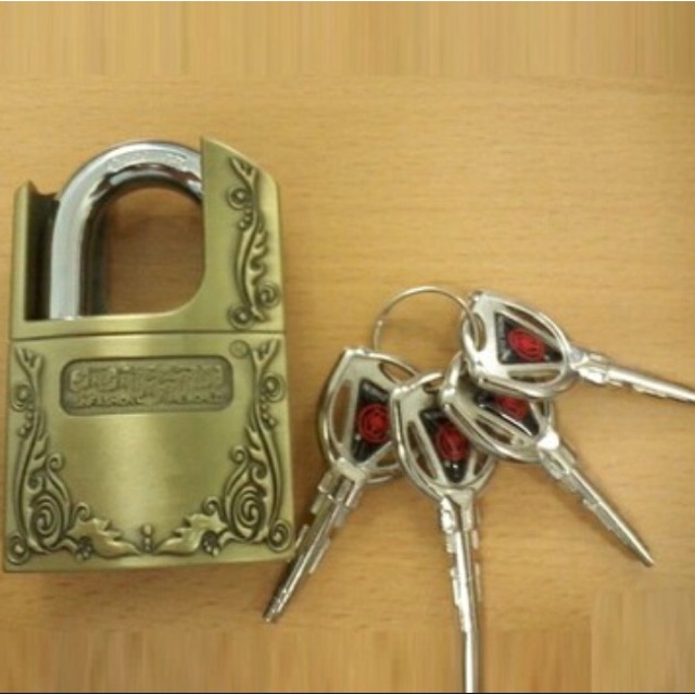 Ổ khoá đồng chống cắt chìa đinh