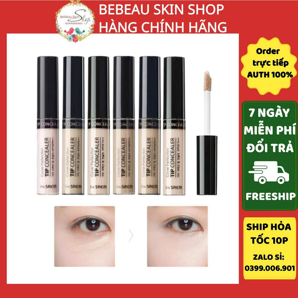 Kem Che Khuyết Điểm Hàn Quốc Cover Perfection Tip Concealer SPF28 PA++