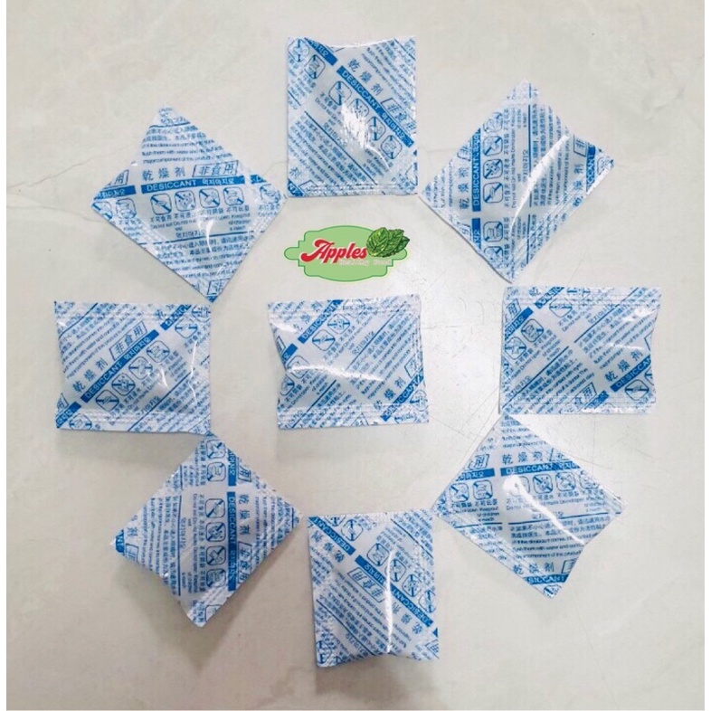 100 Gói Hút Ẩm 5g (500gr) Chuyên dùng cho thực phẩm
