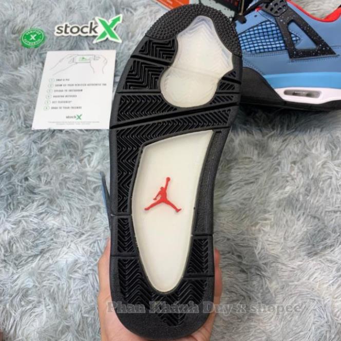 Giày bóng rổ jordan 4 travis scott nam nữ chất lượng tốt 📏 👟