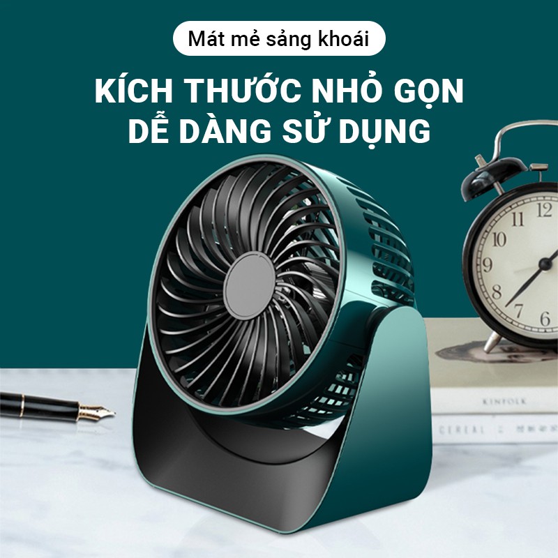 Quạt để bàn thiết kế cao cấp Cát Thái F118 công suất 4W 3 mức sức gió dễ dàng điều chỉnh thao tác bằng cảm ứng xoay 360o