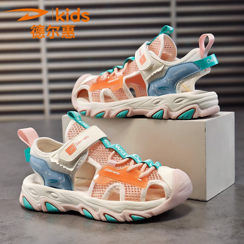 Dép Sandal Sport Bít Mũi Cho Bé Trai, Mẫu Mới 2022 - Hàng Quảng Châu Cao Cấp (2226)