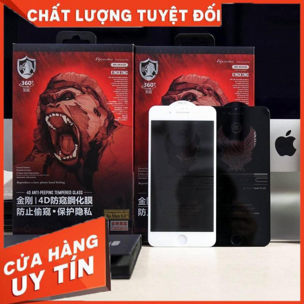 Kính Cường Lực iPhone Chống Nhìn Trộm KINGKONG 14 14Pro 14ProMax 13 13ProMax 7 8 plus X Xr  XsMax 11 11Pro 12 12ProMax